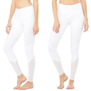 Alo Yoga white leggings